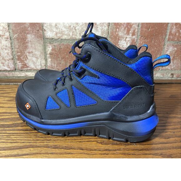 Merrell Work Boots Mid Carbon Toe Waterproof Mens Size 5 Men’s Medium main image 5